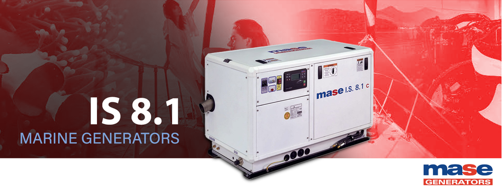 MASE GENERATORS - INTERCOOLER IS 8.1 - 8.8 KW - 60Hz - 1800 RPM IS-8-1 - MAIN